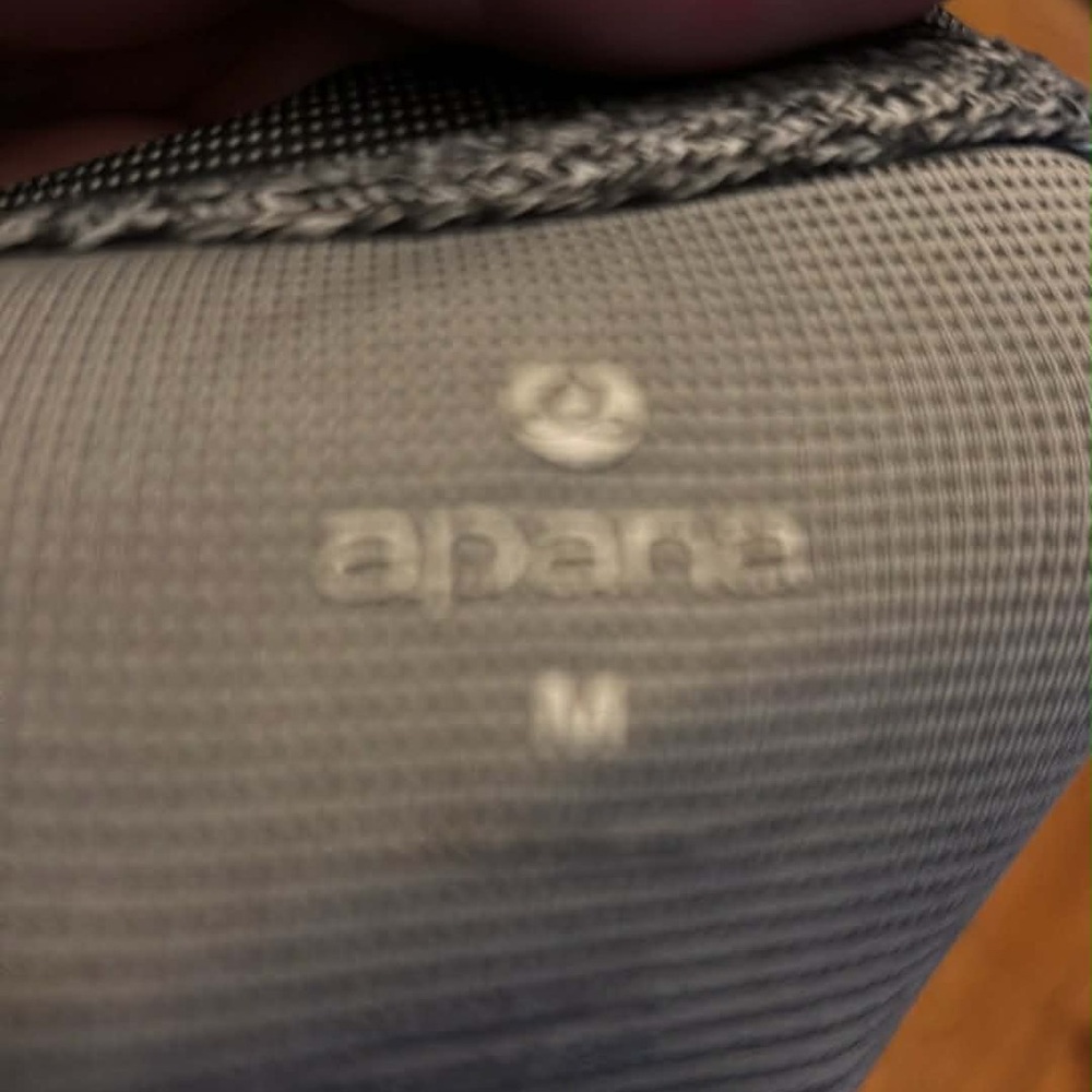Apana Gray Textured Activewear Top - Picture 3 of 3